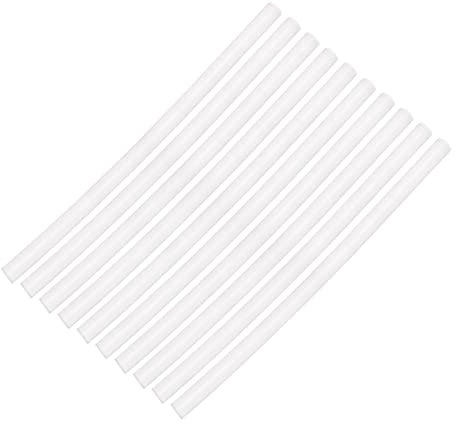 STOBOK 10pcs Strong Hot Melt Glue Sticks for Glue Gun Diy Kit Flexibility and Luster White for Wood Metal Glass