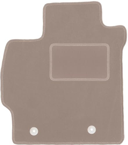Wielganizator Automatte – Passend für Toyota Auris I Schrägheck 2006-2013 – Velours – Autozubehör - Auto Fußmatten – Fußmatte Auto – 1-teilig - beige