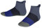 FALKE Unisex Kinder Stoppersocken Colour Block K Hp Baumwolle rutschhemmende Noppen 1 Paar, Blau Melange 6667, 19/22 EU