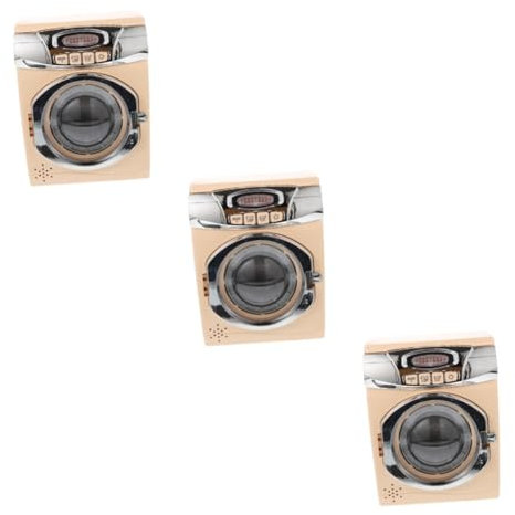 Abaodam 3 Pz Ornamenti Da Forno Mini Lavatrice Elettrica Mini Mobili Lavatrice Giocattolo Elettronica Mini Lavatrice Giocattolo Casa Plastica Erogatore D'acqua Bambino Elettrodomestici