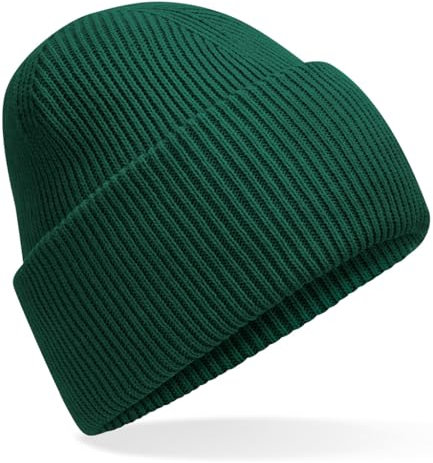 Hatstar Warme Damen Beanie Mütze | Herren Wintermütze | Strickmütze | Für Damen und Herren (Bottle Green)