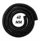 10 Meter Flexible 1.5 Pond Pumps Hose - 40mm Black Smooth Bore Hose - Corrugated Filter/Drainage Pipe with Double Wire Hose Clamp Set