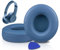 SOULWIT Earpads Cushions Replacement for Beats Solo 4 Wireless On-Ear Headphones, Solo4 Ear Pads with Soft Protein Leather, High-Density Noise Isolation Foam, Added Thickness - Slate Blue