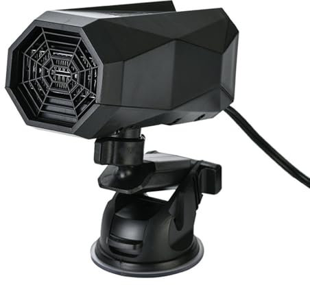 NONGYU Chauffage de voiture portable 12 V - Dégivreur rapide - Ventilateur d'air chaud rotatif - Économie d'énergie pour un confort de conduite