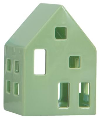 REMEMBER Teelichthaus Nyhavn Sage aus Dolomit - 11 x 6 cm