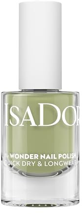 IsaDora Nagellack schnelltrocknend - Langanhaltend und einfach aufzutragen - Individuelles Nageldesign - Veganer Nagellack - Nail Polish in verschiedenen Farben - 143 Cool Matcha