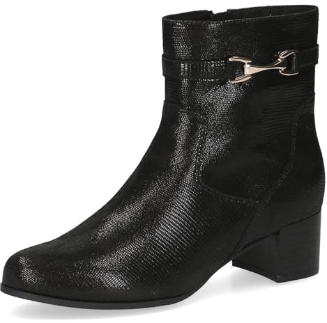 CAPRICE Damen Stiefeletten aus Leder mit Blockabsatz