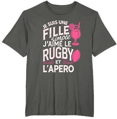 Rugby Femmes Joueur De Rugby Humour Rugby T-Shirt