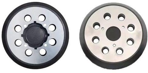 2 Pcs 5 8 Hole Replacement Sander Pad Hook and Loop Orbital Sander Replacement Pad Backing Pad Round Hook and Loop Backing Pad for Buffing Random Orbital Sander Pads (Type A+B)