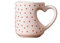 420ML Liebe Becher Kreatives Büro Keramik Wasser Tasse Schöne Kaffeetasse Frühstückstasse Paar Cup Design Sense (Rote Liebe)