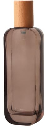 Flacons de voyage en verre haut de gamme de 120 ml avec pompe blanche et couvercle en bois anti-fuite pour lotion, savon, produits de toilette, crème cosmétique, flacon conteneur pour shampooing,