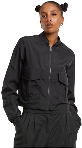 Urban Classics Damen Tb7446-ladies Short Crinkle Nylon Jacket Windbreaker (1er Pack)