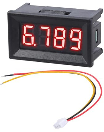 0-100V Voltages Measuring Tool Digital Voltmeter 3 Wire 4 Digit Voltages Tester Voltages Gauge Easy Installation