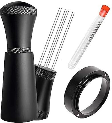 Agwuoetr 1Set WDT Tools Espresso Distribution Tool - 316 Stainless Steel Needles Stirrer Distributor