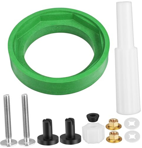 SHINEOFI Toilet Tank Gasket Kit Cistern Spares Seal Bowl Coupling Replacement Parts Nbr Rubber Simple Installation