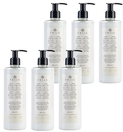 Prija Toning Body Cream with Avocado Oil and Green Walnut 6x 380ml