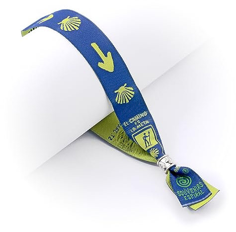 Stoffarmband Jakobsmuschel und -pfeil