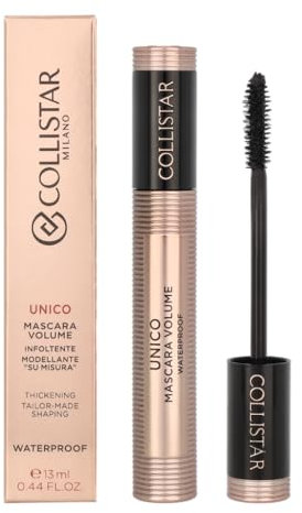 Collistar Mascara Volume Unico Nero Intenso Waterproof , Ultra-Volume, Modulabile, Azione Infoltente, Oftalmologicamente Testato, per Occhi Sensibili, 13 ml
