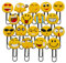 Signets Emoji mignon, Signet de trombone drôle, Marqueur de livre émoticône nouveauté pour enfants, filles, garçons, étudiant (aléatoire 10PCS)