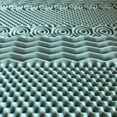 DaMi 3D Kaltschaum Topper - 6 cm Matratzentopper Für Allergiker - Atmungsaktiv & Ohne Kuhlenbildung - 120 x 200 cm, H2
