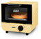 Dash DMTO100GBPY04 Mini-Toaster-Ofenherd für Brot, Bagels, Kekse, Pizza, Paninis & mehr, mit Backblech, Gestell, automatische Abschaltfunktion, Gelb