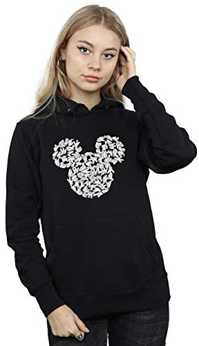 Disney Women's Mickey Mouse Head of Hands Hoodie