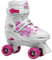 Roces Mädchen Quaddy 3.0 Girl Größenverstellbarer Kinder-Rollschuh, White-pink, 38/41