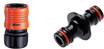 Claber Raccordo RAPIDO 1/2 8607 Giunzione 2 INNESTI Maschi 8613