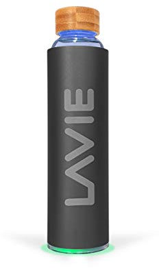 LaVie 2GO Purificateur d'Eau Compact Innovant à Lumière UVA, Sans Consommable. Transformez votre Eau du Robinet en Eau Douce et Délicieuse en 15 Minutes Gris Anthracite Capacité 0,5 L