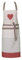 matches21 Latzschürze Schürze Küchenschürze Landhaus Premium ROSI weiß rot Punkte Bordüre Tasche Herz Kochschürze Backschürze 1 STK