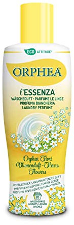 Orphea, Linea Detergenza, Essenza per Biancheria al Profumo di Fiori, Garantisce una Freschezza Duratura su Tutti i Tessuti, Confezione da 200 ml