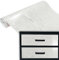 DecoMeister Vinilo Adhesivo Para Muebles Imitación de Madera Perlada Papel Autoadhesivo Blanco Lámina Para Pared Cocina Puertas En Rollo Para Forrar Aspecto Madera 67,5 x 100 cm Por Metros