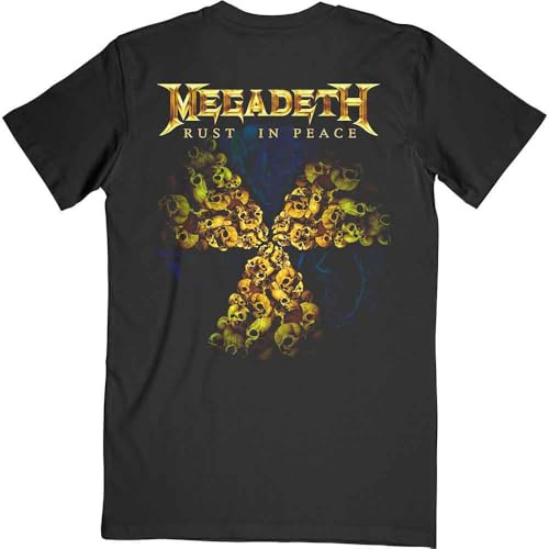 Megadeth Tee: Rust In Peace 30th Anniversary (Back Print) XLarge
