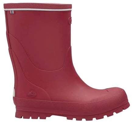 Viking Jolly, Stivali di Gomma Unisex - Bambini e ragazzi, Rosso Dark Red, 34 EU