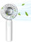 flintronic Mini Ventilator Handventilator Leise, Ventilator Klein mit kühlung, USB akku ventilator stark, Tragbarer Taschenventilator Fan Lüfter für Büro, Zuhause, Sport, Camping, Reisen -Weiß