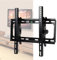 Tilt TV Wall Mount Bracket Wall Mounted Tv Bracket With Shelf, for 26-55 Inches LED, Plasma Flat Screen Curved TVs, TV Mount with VESA 400x400mm (26)