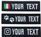 Patch di nome personalizzato, tag personalizzato toppa Ricamata con bandiera italiana, distintivo morale ricamato dell'esercito tattico militare per zaini, uniformi, giacche (PATCH 1)