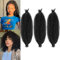 LPARMJIT Springy Afro Twist Hair 16 inch 8 Packs Pré-séparés Kinky Marley Twist Tresses Cheveux Pour Butterfly Locs Doux Pre-Fluffed Afro Twist Extensions de cheveux (16inch(pack of 3), 1b)