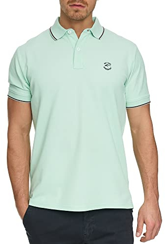 Indicode Herren Wallo Zeitloses Poloshirt aus 100% Baumwolle mit Polokragen | Klassisches Herrenshirt aus weicher Baumwolle, Polohemd, Kurzarmhemd, Sommershirt, Freizeitshirt, Baumwollshirt für Männer