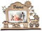 Personalisierbarer Bilderrahmen für Babys, aus Holz, für Neugeborene, Geschenk für New Born (Modell 2)