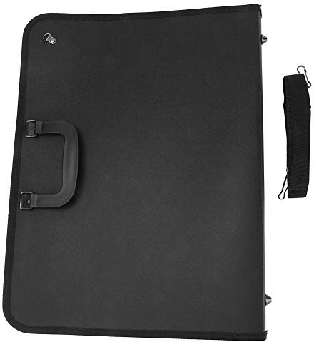 Portfolio-Ordner, A3, Kunstmappe, A3, 48 X 35 X 4, PVC, Tragbar, Tasche Malplatten, A3, Zeichnung, Skizzentafel, Aufbewahrung, Aktentasche, Dokumenten-Tragetasche