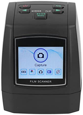 Film und Dia Scanner mit 2,4 Zoll Farbbildschirm, Hochauflösendem 22 MP Tragbaren Digitalen Film Dia Scanner, Smartphone und Laptop Unterstützung