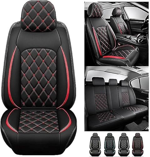 KORSE SitzbezüGesets FüR Dacia Sandero III ab 2020 Hatchback, Auto-SchonbezüGe Wasserdicht Sitzschoner Schonbezug Leder Anti-Rutsch Sitzheizung,C