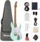 E-Gitarre mit Effekt Anfänger Erwachsene Praxis E-Gitarre Advanced Performance Set Professional Grade-D160SE (Green)