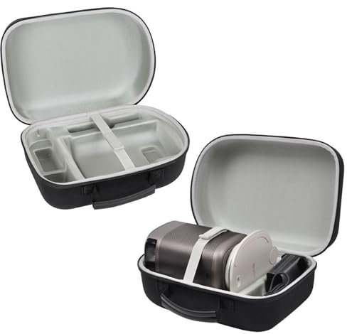 rokeblau Étui de Rangement Rigide pour XGIMI MOGO 2 Pro projecteur, en EVA, résistant aux Chocs, imperméable, Facile à Transporter avec Ceinture en Maille Portable, Grande capacité pour