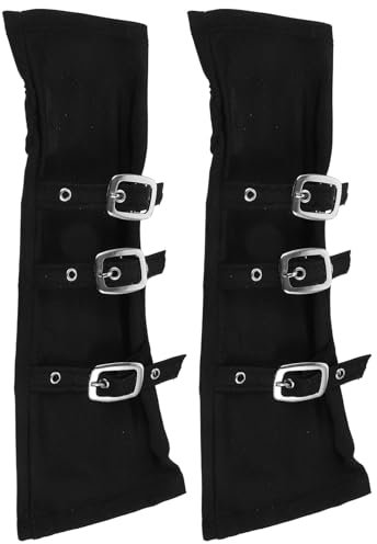 WOFASHPURET 1paar Punk-Ritter Cosplay Armstulpen Für Halloween Kostüme Dekorative Handgelenkschutz Mit Vintage-Design Für Rollenspiele Und Themenpartys