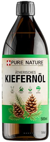 CHOSA Ätherisches Öl Pinienöl 500ml | 100% Natürliches Duftöl für Diffuser Aromatherapie, Luftbefeuchter, Sauna & Massage, Intensiver Raumduft