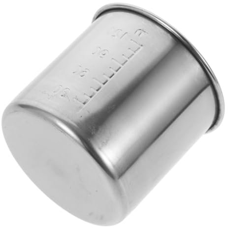Luxshiny 120ml Japanese Rice Measuring Cup - Stainless Steel Rice Cooker Scoop with Graduated Marks, Multi-Purpose Measuring Container for Baking, Flour & Dry Ingredients