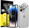 NEW'C 2x für iPhone 14 Pro für Panzerglas (6,1 Zoll) und 2x Kamera Panzer Schutz Glas Kameraschutz für iPhone 14 Pro (6,1 Zoll) -Einfaches Installationswerkzeug enthalten- kratzfest
