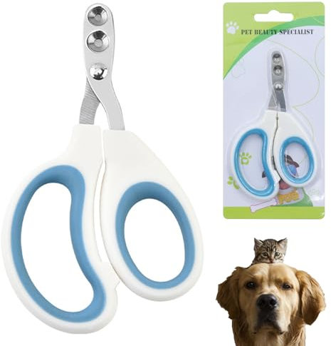 Stainless Steel Cat Paw Trimmers - Pet Nail Clipper, Small Animals Claw Scissors for Cats, Rabbits, Birds